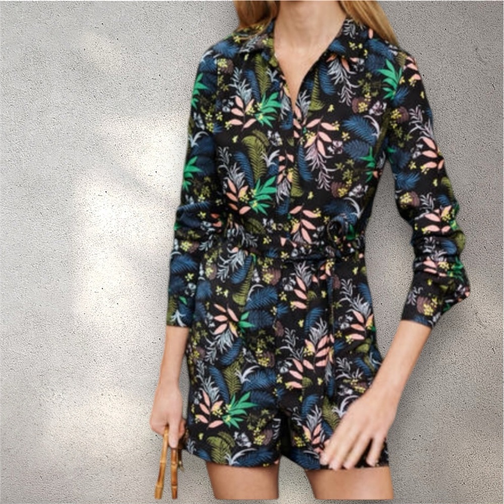 Boden Cosima Floral Romper Playsuit